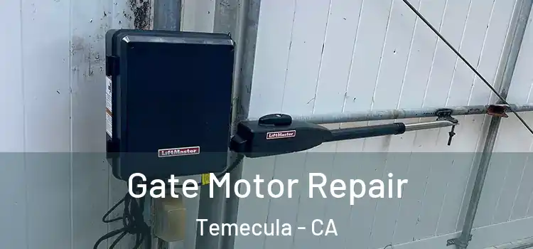 Gate Motor Repair Temecula - CA